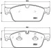 Тормозные колодки дисковые, к-кт. BREMBO P50 102 (фото 1)