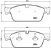 Комплект тормозных колодок с 4 шт. дисков BREMBO P50102X (фото 2)