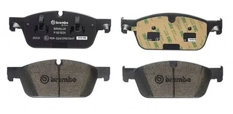 Комплект тормозных колодок с 4 шт. дисков BREMBO P50102X