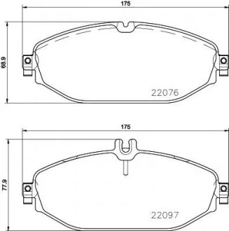 Гальмівні колодки дискові BREMBO P50 124