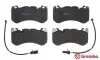 Тормозные колодки дисковые BREMBO P50 127 (фото 2)