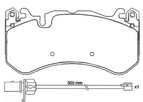 Гальмівні колодки дискові BREMBO P50 127