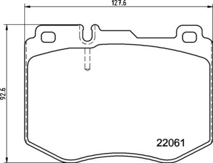 Гальмівні колодки BREMBO P50145 (фото 1)