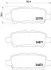 Комплект тормозных колодок с 4 шт. дисков BREMBO P56087 (фото 1)