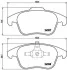 Комплект тормозных колодок с 4 шт. дисков BREMBO P61086 (фото 1)