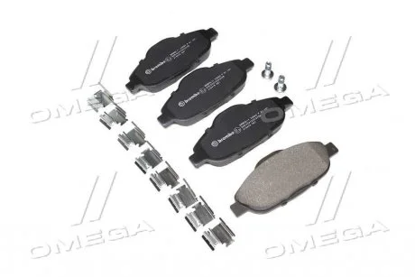 Тормозные колодки дисковые, к-кт. BREMBO P61 101