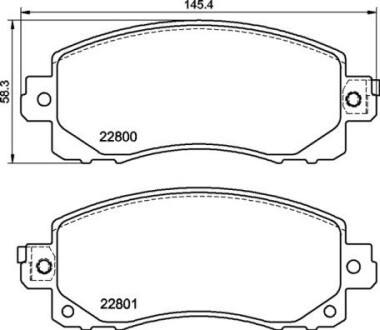 Гальмівні колодки дискові BREMBO P78 028