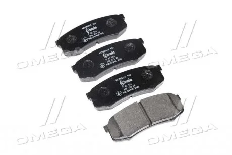 Тормозные колодки дисковые, к-кт. BREMBO P83 024