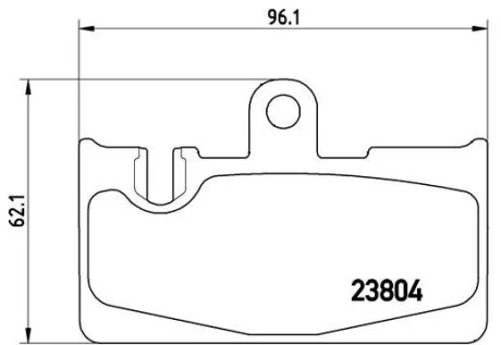 Гальмівні колодки дискові BREMBO P83 059
