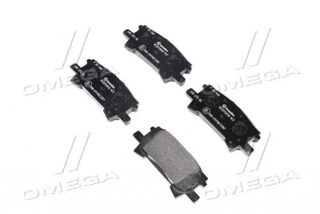 Тормозные колодки дисковые, к-кт. BREMBO P83 068