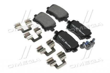 Тормозные колодки дисковые, к-кт. BREMBO P85 073