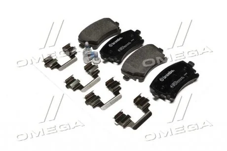 Гальмівні колодки дискові, к-кт. BREMBO P85 076