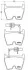 Гальмівні колодки дискові BREMBO P85 078 (фото 1)