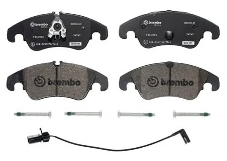 Комплект гальмівних колодок із 4 шт. дисків BREMBO P85098X