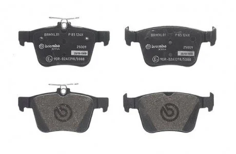 Тормозные колодки дисковые BREMBO P85 124X