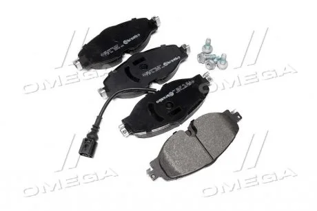 Тормозные колодки дисковые, к-кт. BREMBO P85 126
