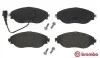 Тормозные колодки дисковые, к-кт. BREMBO P85 144 (фото 1)
