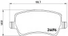 Тормозные колодки дисковые, к-кт. BREMBO P86 021 (фото 1)