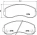 Тормозные колодки дисковые BREMBO P99 003 (фото 1)