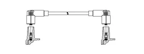 Провод высоковольтный VW 83-98 BREMI 11460