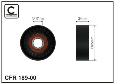 Натягувач ременя приводного VAG 1.4FSI-1.6FSI 05.02- CAFFARO 189-00