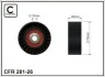 Ролик направляючийFord Mondeo IV, S-MAX, GALAXY 2.2 TDCi 03.08- CAFFARO 281-26 (фото 1)