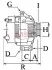 Генератор FORD/PSA Ka/Nemo/Panda/Punto/Strada/Grand Scenic/Musa "1,2-1,9" 99>> CARGO 113718 (фото 7)