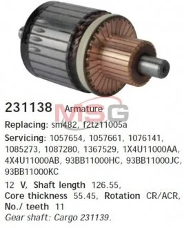 Якір FORD Ecotec - 00 CARGO 231138