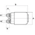 Реле, що втягує Valeo D6G3, D7E2, 5, 16, 23, 25 PSA CARGO 235106 (фото 3)