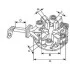 Щеткодержатель стартера TOYOTA/LEXUS Camry/Avensis/Rav4/RX300 "2,0-3,3" 01>> CARGO 332665 (фото 2)