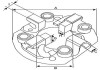 Щеткодержатель стартера VAG A3/TT/Octavia/Golf/Passat/Transporter "1,8-3,2" 84-10 CARGO 333667 (фото 2)