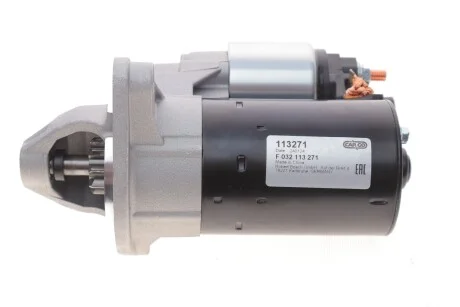 Стартер (12В, 1,1кВт, новий із заставою) LEXUS ES TOYOTA ALLION I, AURIS, AVENSIS, CELICA, COROLLA, COROLLA VERSO, MR2 III, PREMIO, RAV 4 II, WISH 1.4-2.5 08.99- CARGO F 032 113 271