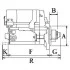 Стартер (12В, 2кВт, новий) HYUNDAI ELANTRA III, SANTA FÉ I, SANTA FÉ II/SUV, SANTA FÉ I/SUV, SONATA V, TRAJET, TRAJET/MINIVAN, TUCSON, TUCSON/SUV KIA CARENS II, CARENS III 2.0-2.9D 04.01-06.15 CARGO F 032 113 329 (фото 3)