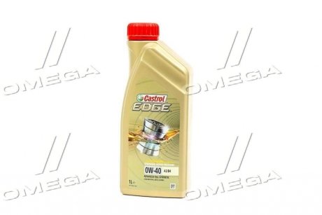 Моторное масло EDGE / 0W40 / 1л. / (ACEA A3/B4) CASTROL 15336D (фото 1)