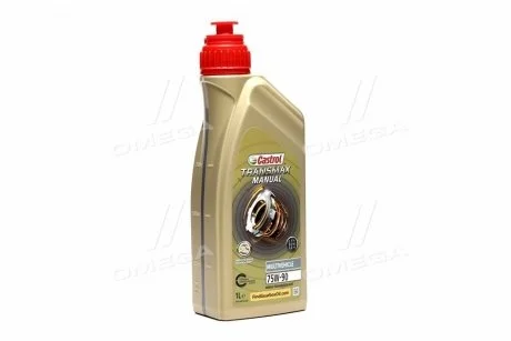 Олива трансміс.Castrol TRANSMAX MANUAL MULTIVEHICLE 75W 90 (Каністра 1л) CASTROL 15D812