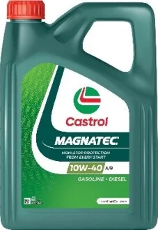 Моторна олива MAGNATEC 10W-40 / 4л. / (ACEA A3/B4) CASTROL 15F7CE (фото 1)