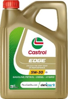 Олива моторна EDGE 5W-30 C3 (Каністра 4л) CASTROL 15F7ED