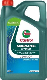 Моторна олива MAGNATEC HYBRID / 0W20 / 5л. / CASTROL 15F873