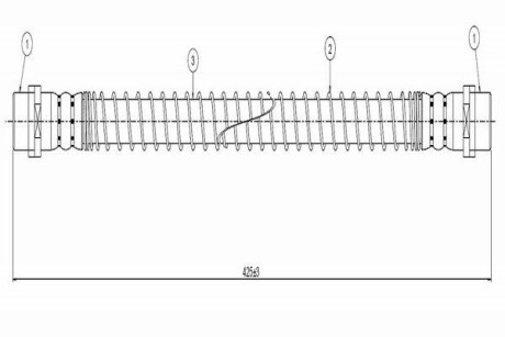 Шланг тормозной Cavo C900 220A