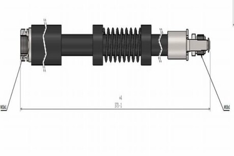 Шланг тормозной Cavo C900 340A (фото 1)