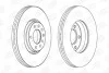 Гальмівний диск передній Opel Astra, Corsa, Meriva, Vectra, Zafira / Saab 9-5 CHAMPION 562240CH (фото 2)