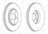 Гальмівний диск передній CHRYSLER GRAND VOYAGER, VOYAGER/ DODGE CARAVAN/ FIAT FREEMONT CHAMPION 562292CH (фото 1)