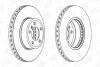 Гальмівний диск передній BMW 5-Series (E60)(E61), 6-Series (E63) 630 CHAMPION 562397CH1 (фото 2)