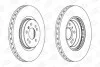 Гальмівний диск передній Mercedes M-Class (W164), R-Class (W251, V251) CHAMPION 562403CH1 (фото 2)