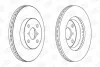 Гальмівний диск передній TOYOTA YARIS/ DAIHATSU CHARADE CHAMPION 562421CH (фото 2)
