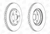 Гальмівний диск передній Toyota Auris, Avensis, Corolla Verso CHAMPION 562430CH (фото 2)