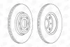 Гальмівний диск передній RENAULT CAPTUR,CLIO,DOKKER,KANGOO,LODGY,TWINGO,ZOE/MERCEDES-BENZ CITAN CHAMPION 562636CH (фото 2)