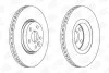Гальмівний диск передній Ford Galaxy, S-Max / Land Rover Freelander / Volvo S60, S80, XC70 CHAMPION 562643CH1 (фото 2)