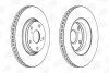Гальмівний диск передній Toyota Auris, Verso CHAMPION 562649CH (фото 2)