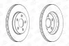 Гальмівний диск передній Chrysler Neon / Dodge Neon / Dacia Duster CHAMPION 562709CH (фото 2)